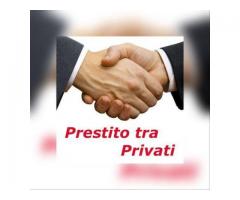 Offerta di prestito rapido tra particolare.