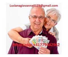 SOLUZIONE DEI PROBLEMI FINANZIARI (3.000 € a 900.000 €) : Whatsapp: +41779442962